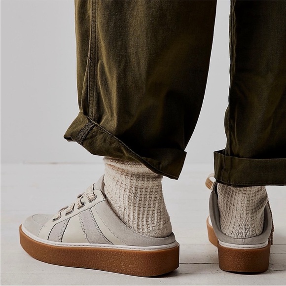 Free People Fremont Mule Leather Platform Backless Sneaker - Picture 2 of 14